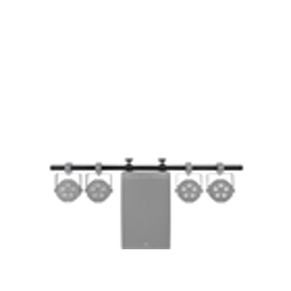 Gator Frameworks GFW-LIGHTSPKFLYMT Barra luci montabile su diffusori PA con punti di sospensione