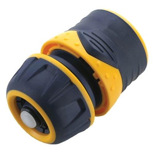 Raccordo portagomma per tubi  1/2" con acqua block premium