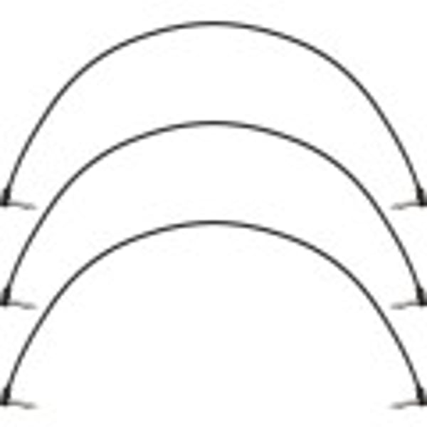 Pack da 3 cavi Patch Fender Blockchain 24", Angle/Angle