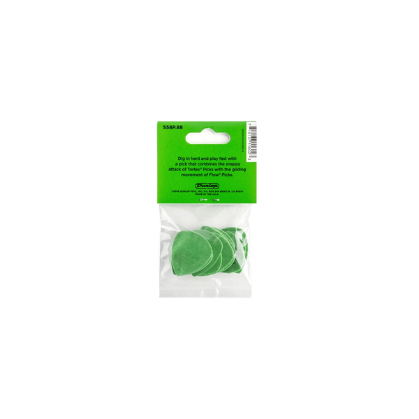 Dunlop 558P088 Tortex Flow Standard .88 mm Player's Pack/12