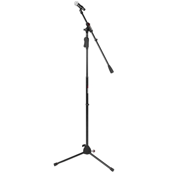 Gator Frameworks GFW-MIC-2110 Supporto microfonico deluxe con base treppiede e braccio fisso