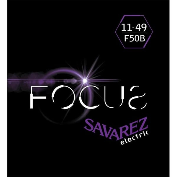 Savarez F50B Corde Focus per Chitarra Elettrica 11-49, Set/6