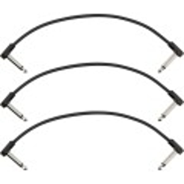 Pack da 3 cavi Patch Fender Blockchain 8", Angled/Angled