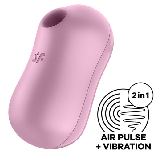 SATISFYER STIMULATOR & VIBRATOR ZUCKERWATTE - LILA