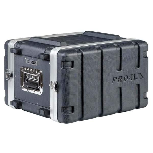 PROEL STAGE Custodia a rack 19' - 6 unità - realizzata in 'Polietilene FORCE'. Profondità interna utile: 307 mm