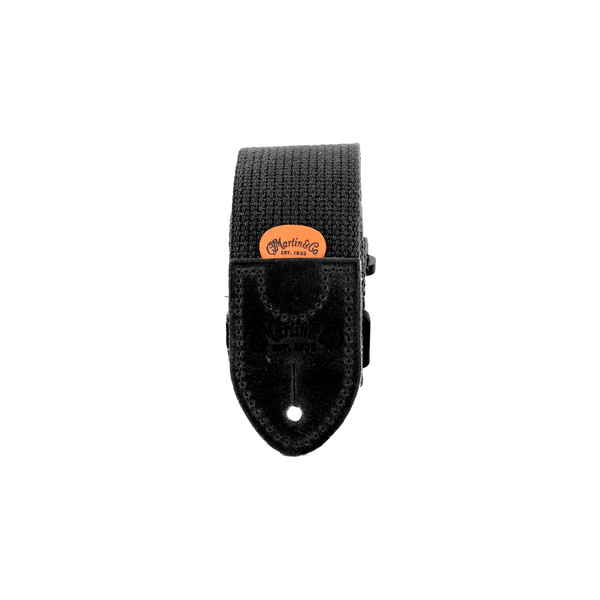 Martin & Co. 18A0104 Tracolla Cotton Weave, Black, con Pick Holder