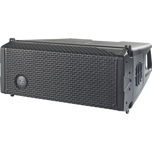 DAS LINE ARRAY ATTIVO A 2 VIE 400W, 2X6"COLORE NERO