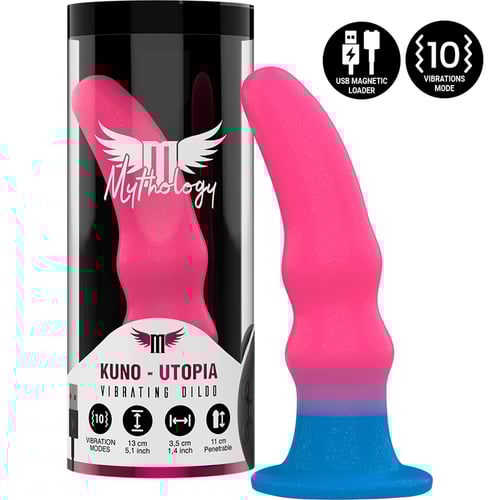 MYTHOLOGY FANTASY DILDO MYTHOLOGY - KUNO UTOPIA DILDO S - VIBRATORE WATCHME COMPATIBILE CON TECNOLOGIA WIRELESS