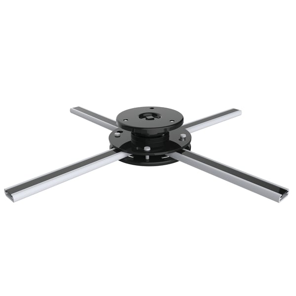 PROEL STAGE Supporto in alluminio da soffitto per proiettori fino a 20 kg di peso con sistema antifurto (lucchetto non incluso).