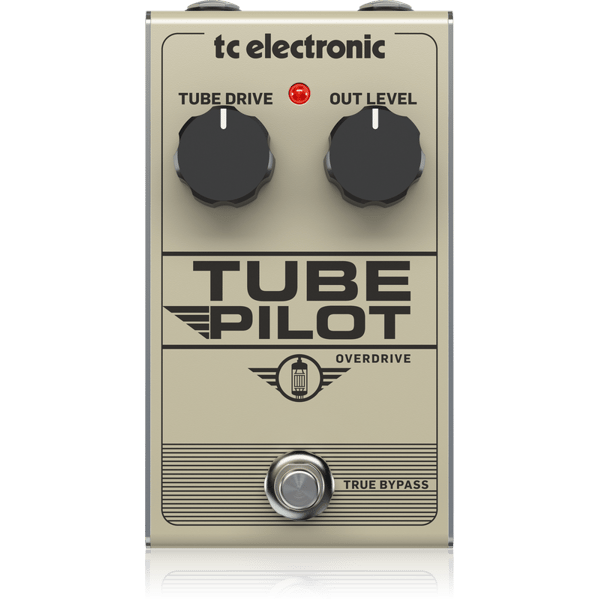 TC ELECTRONIC TUBE PILOT OVERDRIVE EFFETTO OVERDRIVE VALVOLARE A PEDALE PER CHITARRA ELETTRICA