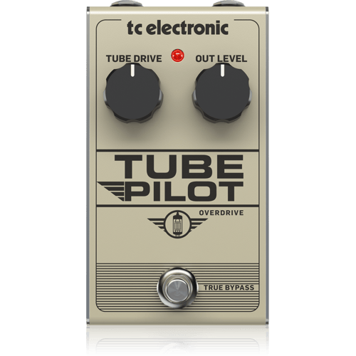 TC ELECTRONIC TUBE PILOT OVERDRIVE EFFETTO OVERDRIVE VALVOLARE A PEDALE PER CHITARRA ELETTRICA