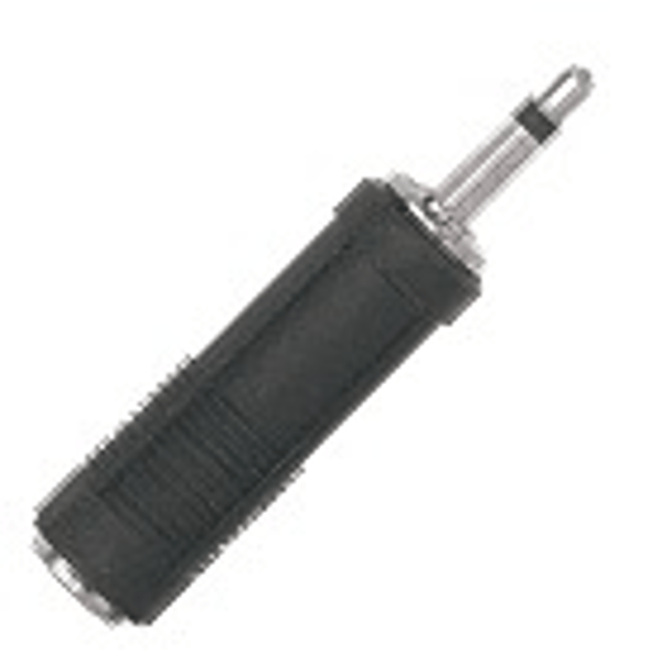 PROEL STAGE Adattatore in ABS: presa jack mono Ø 6.3 mm.-&gt; spina jack mono Ø 3.5 mm.
