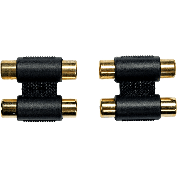 Yellow Cable AD15 Adattatore 2x RCA/2x RCA Femmina 2 Pcs