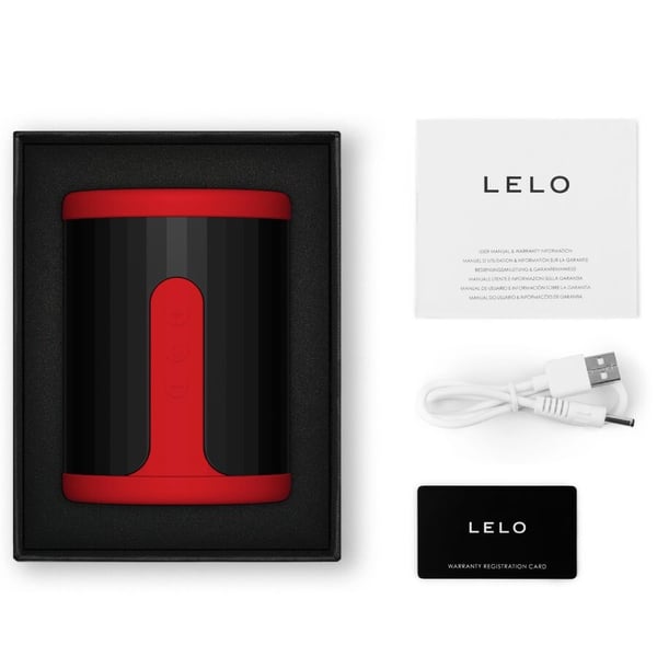 LELO - MASTURBATEUR POUR HOMME F2S™ TEAL ROUGE