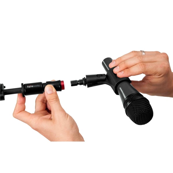 Gator Frameworks GFW-MIC-QRTOP3PK - Set di 3 adattatori con sgancio rapido per microfono