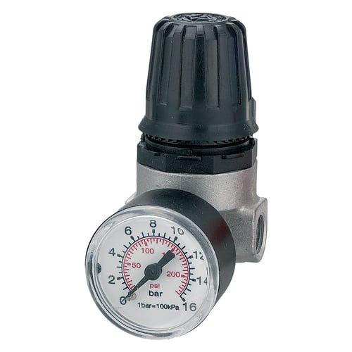 REGOLATORE DI PRESSIONE PER COMPRESSORE '31/A4' 2 vie - att. 1/4" F