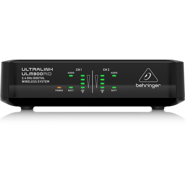BEHRINGER ULM302 MIC DOPPIO RADIOMICROFONO PALMARE WIRELESS DIGITALE 2,4 GHz