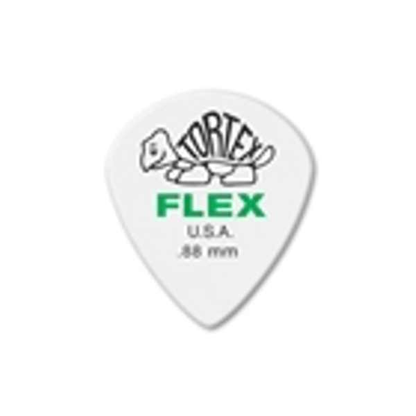Dunlop 466R088 Tortex Flex Jazz III XL .88 mm Bag/72
