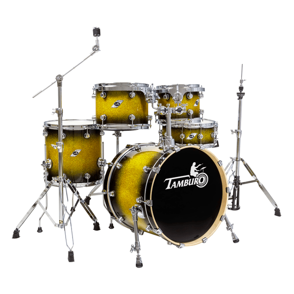 TAMBURO Batteria FORMULA 5 pezzi - Colore Gold Black Sparkle