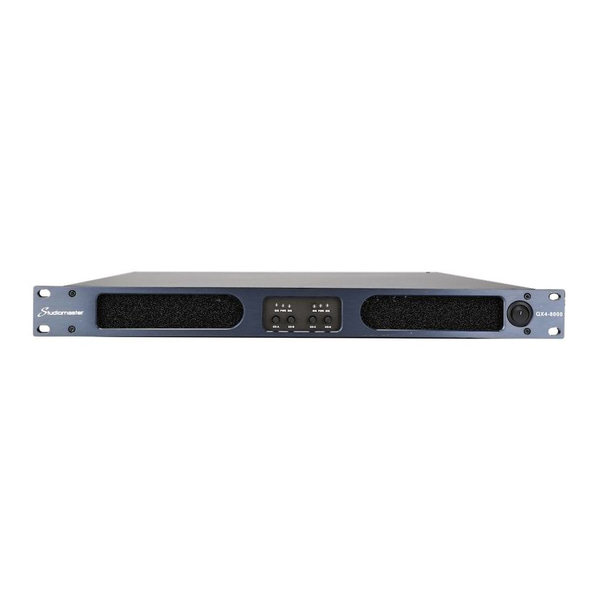 STUDIOMASTER Amplificatore Digitale di Potenza 4x 650W @ 8ohm, 1U Rack con PFC