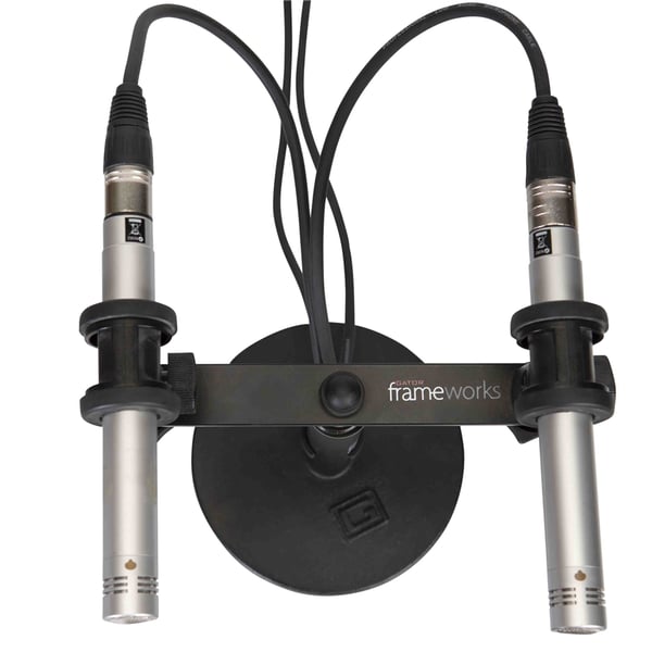Gator Frameworks GFWMIC1TO2 Supporto barra microfonica 1 a 2