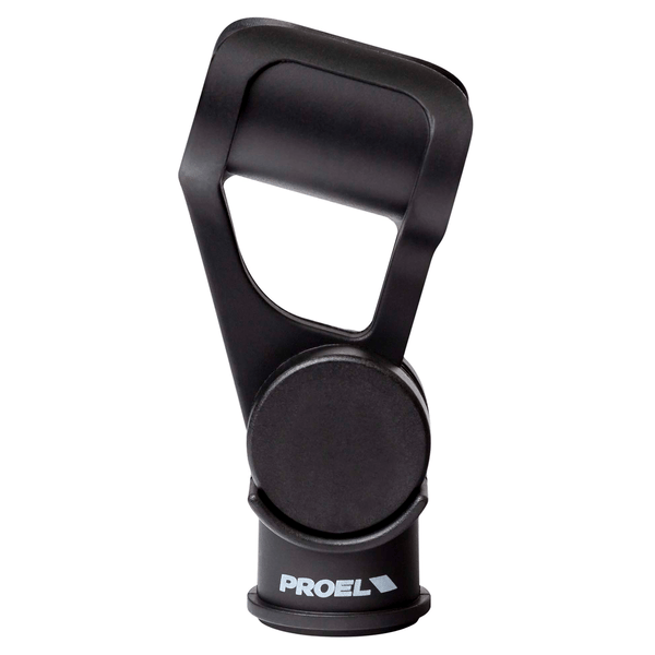 PROEL STAGE Supporto piccolo professionale in ABS per microfono (Ø min - max: 18 - 22 mm).