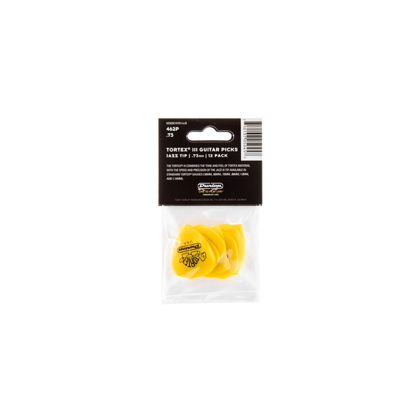 Dunlop 462P Tortex III Yellow .73