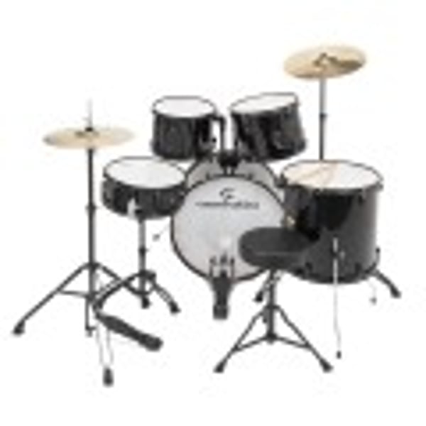 SOUNDSATION Drum Set 5 pcs in Pioppo con finitura rivestita Black