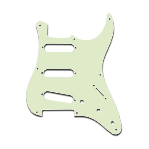 SOUNDSATION PARTS Mascherina per Chitarra Stratocaster, Monostrato, Mint Green