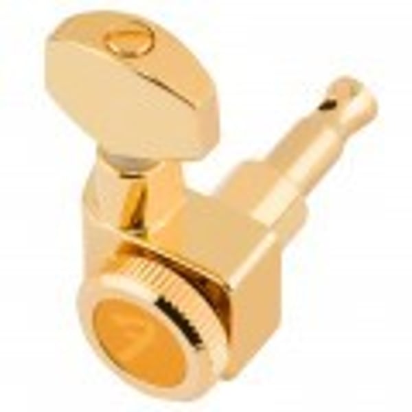 FENDER Bloccaggio Stratocaster® / Telecaster® Staggered Tuning Machines (Gold), confezione da 6