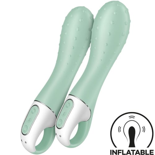 SATISFYER VIBRATOR SATISFYER - AIR PUMP VIBRATOR 3 PUNTO G GONFIABILE MENTA