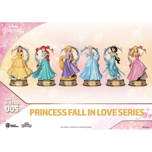 Disney Mini Diorama Stage Statuen Princess Fall In Love Series 12 cm Sortiment (6)
