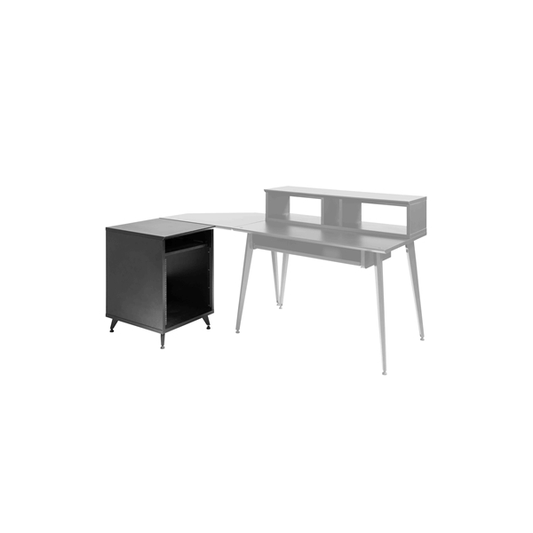 Gator Frameworks GFW-ELITEDESKRK-BLK Rack studio 10U in nero<br>