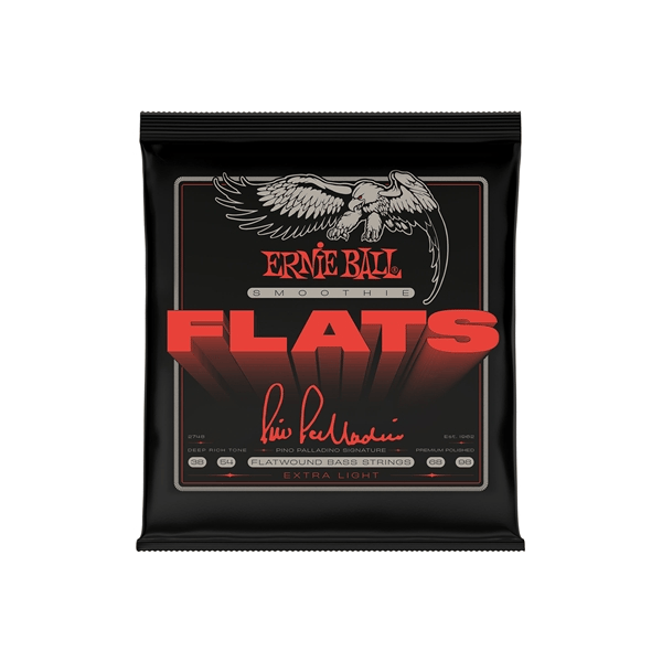 Ernie Ball 2748 Pino Palladino Smoothie Flats Strings Extra Light 38-98