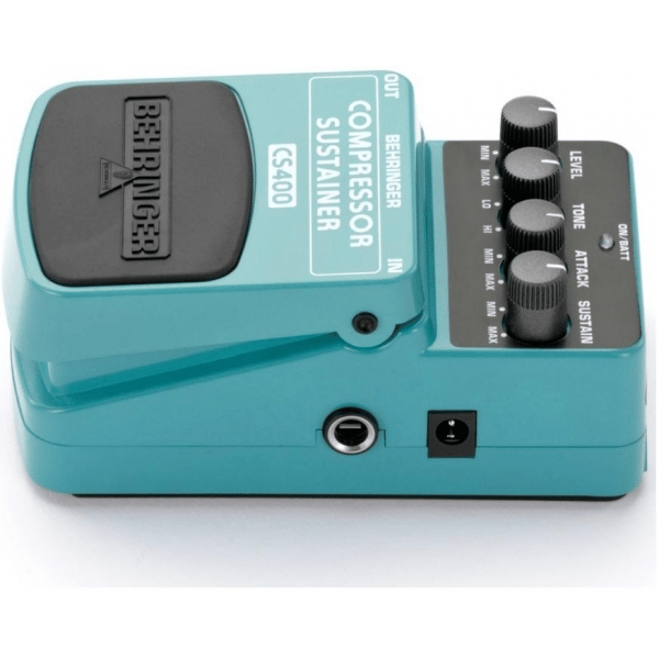BEHRINGER CS400 COMPRESSOR SUSTAINER EFFETTO COMPRESSORE A PEDALE PER CHITARRA E BASSO