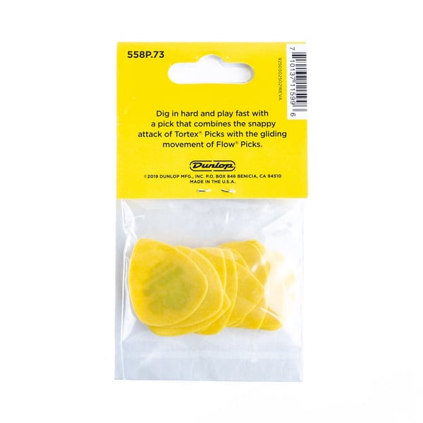 Dunlop 558P073 Tortex Flow Standard .73 mm Player's Pack/12