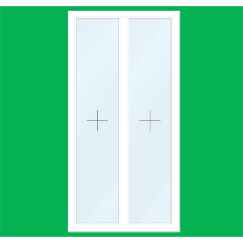 Finestre in PVC VEKA SOFTLINE 76 AD | Sistema Classe A con Profondità 76 mm.  Tipo di apertura 2 ante fisse