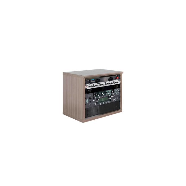 Gator Frameworks GFW-ELITERK-8U-GRY Rack 8U in legno grigio driftwood finitura standard&lt;br&gt;