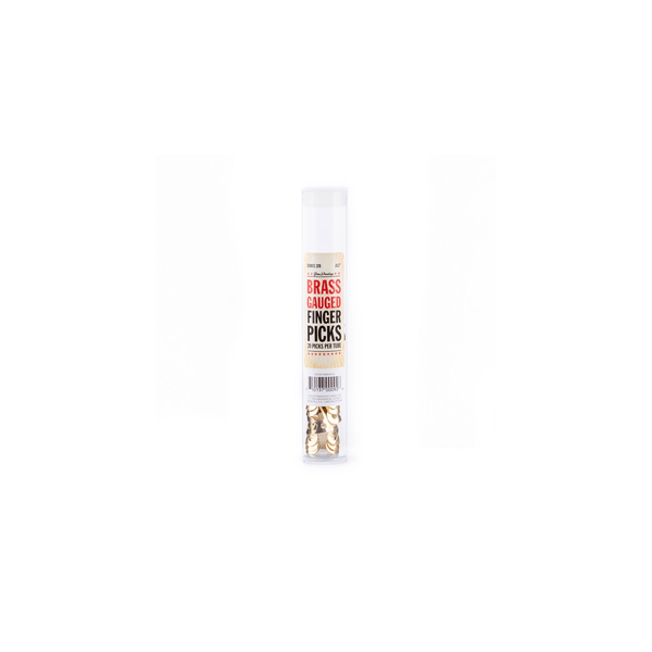 Dunlop 37R BRASS FINGER .013 - TUBO 20 PLETTRI