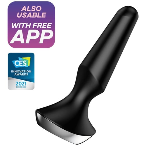 SATISFYER PLUG ILICIOUS 2 PLUG VIBRATOR - SCHWARZ