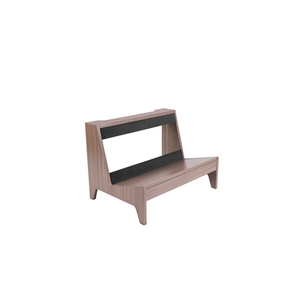 Gator Frameworks GFW-ELITEGTRAMPLG-GRY Stand per amplificatore combo Large in finitura Driftwood Grey<br>