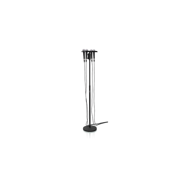 Gator Frameworks GFW-MIC-4TRAY Supporto multi-microfono per 4 microfoni<br>