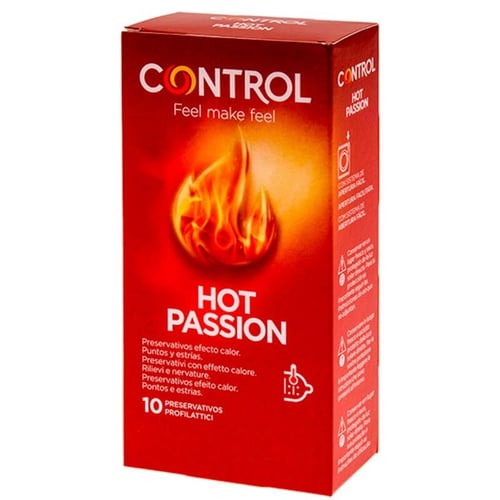 CONTROL CONDOMS CONTROL - EFFETTO RISCALDANTE HOT PASSION 10 UNITÀ