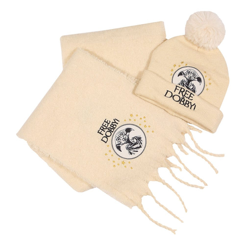 Harry Potter set bonnet &amp; écharpe Free Dobby 165 cm