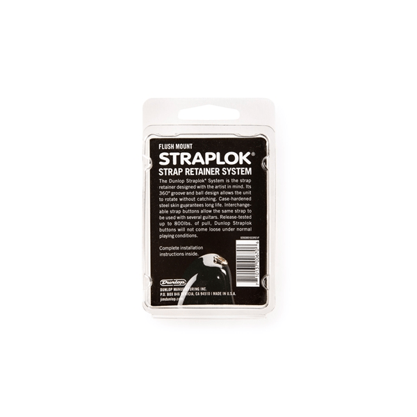 Dunlop SLS1402BR Straplok Flush Mount Strap Retainer System, Brass