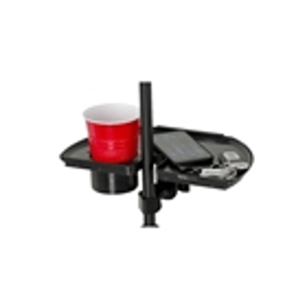 Gator Frameworks GFW-MICACCTRAY Vassoio per accessori con portabicchiere per asta microfonica&lt;br&gt;