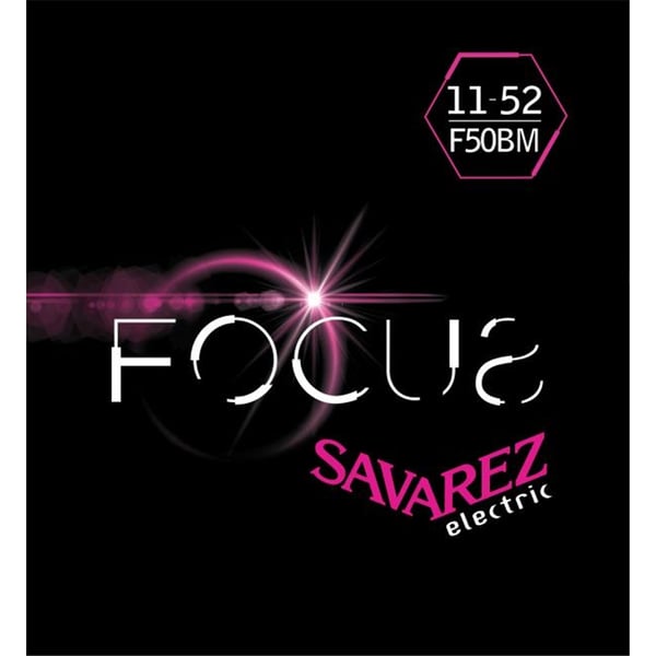 Savarez F50BM Corde Focus per Chitarra Elettrica 11-52, Set/6