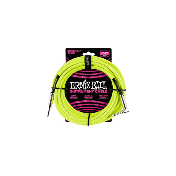 Ernie Ball 6080 Cavo Braided Neon Yellow 3,05 m