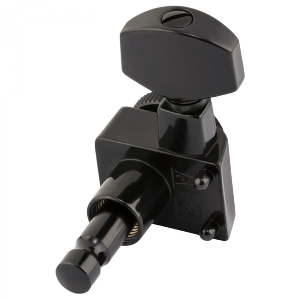 FENDER Accordatori Staggered Stratocaster® / Telecaster® bloccabili (Black), confezione da 6