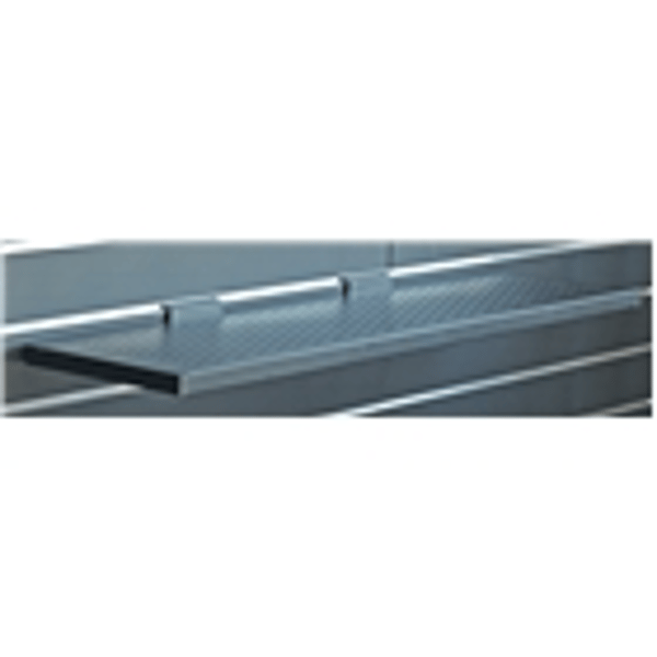 Quik Lok SBS/649L mensola lunga traforata per pannelli espositori Slatwall